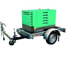 Remorque routière pour Groupe Electrogène Silentstar worms Imer