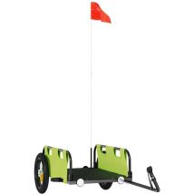 Le Poisson Qui Jardine - Remorque Vélo 126 cm Vert pour Marchandises à fixer à un vélo. - Vert