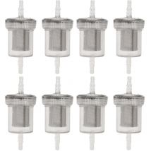 Jeffergarden Remplacement de Protection de système de carburant de filtre à carburant Diesel de 8 pièces pour l'ensemble Diesel de réchauffeur d'air