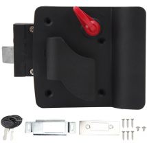 Jeffergarden Loquet de porte mécanique pour camping-car, remplacement de loquet de verrouillage de porte d'entrée à palette pour camping-cars,