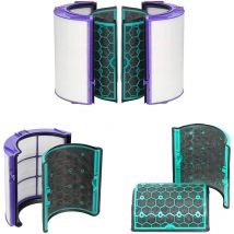 Remplacement du Filtre à Charbon Actif pour 969048-02,pour Dyson DP04 TP04 HP04 Filtre purificateur de Ventilateur en Verre Pur hepa