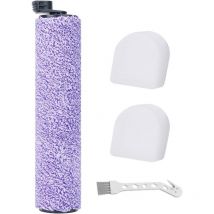 Filtre en mousse de rechange compatible avec aspirateur Shark WD101 WD201 HydroVac Cordless Pro xl 3 en 1, 1 brosse rouleau lavable, 2 filtres