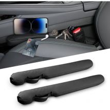 Remplisseur d'espace de siège de voiture en cuir universel pour voiture, camion, suv pour bloquer l'espace entre le siège et la console, empêche les