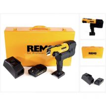 REMS ACC Prensadora radial a batería 22 V / 32 kN en maletín de acero ( 576010 R220 ) + 1x Batería 2,5 Ah + Cargador