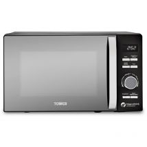 Tower T24039BLK Renaissance 20L Microwave with 5 Power Settings and MagnaWave technology, Black