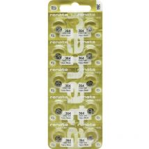 364.MP-E Batteria a bottone 364 Ossido dargento 20 mAh 1.55 v 10 pz. - Renata