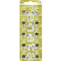 Pile bouton 362 10 pc(s) 24 mAh - Renata