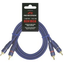 Renegade - Ren1rca Câble Rca 1.00 M [2x Cinch-rca Mâle - 2x Cinch-rca Mâle]