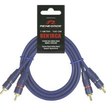 Ren1RCA Cavo rca 1.00 m [2x Spina rca - 2x Spina rca] - Renegade