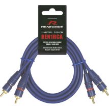 Ren1RCA Cinchkabel 1.00 m [2x Cinch-Stecker - 2x Cinch-Stecker] - Renegade