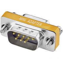 Renkforce - Seriell Adapter [1x D-sub-buchse 9pol. - 1x D-sub-stecker 8pol.] Orange