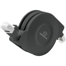 Renkforce - Rf-4476386 Rj45 Netzwerkkabel, Patchkabel Cat 6a U/ftp 1.50 M Schwarz Flache Ausführung, I