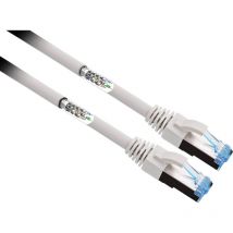 Renkforce - RF-4732886 RJ45 Câble réseau, câble patch cat 6a s/ftp 2.00 m gris très flexible, contacts dorés 1 pc(s)
