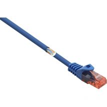 RF-5043874 RJ45 Câble réseau, câble patch cat 6 u/utp 2.00 m bleu avec cliquet d'encastrement, sans halogène 1 pc(s) S590242 - Renkforce