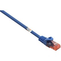 RF-5043876 RJ45 Netzwerkkabel, Patchkabel cat 6 u/utp 1.00 m Blau mit Rastnasenschutz, Hal - Renkforce