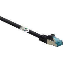 Renkforce - Rf-5047472 Rj45 Netzwerkkabel, Patchkabel Cat 6a S/ftp 10.00 M Schwarz Flammwidrig 1 St.