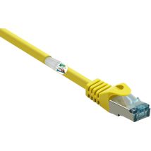 Renkforce - Rf-5088652 Rj45 Netzwerkkabel, Patchkabel Cat 6a S/ftp 5.00 M Gelb Mit Rastnasenschutz, Fl