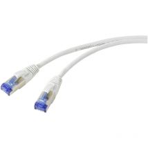 Renkforce - Rf-5266148 Rj45 Netzwerkkabel, Patchkabel Cat 6a S/ftp 20.00 M Grau Slimline, Flexibel, Mi