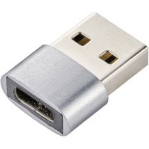 Renkforce - usb 2.0 Adapter [1x usb 2.0 Stecker a - 1x usb-c Buchse] Aluminium-Stecker