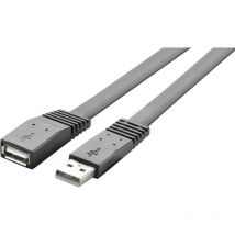 Renkforce - Cavo usb usb 2.0 Spina usb-a, Presa usb-a 1.00 m Nero altamente flessibile RF-4087404