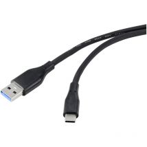 Usb-kabel Usb 3.2 Gen1 (usb 3.0 / Usb 3.1 Gen1) Usb-a Stecker, Usb-c Stecker 2.00 M Schwa - Renkforce