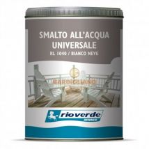 Renner Rio Verde smalto all&aposacqua opaco universale da 0,75 lt / RL1140 - Bianco latte