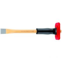 Maurermeißel Meißel mit Handschutz, 250 x 23 mm nachschleifbar - Rennsteig