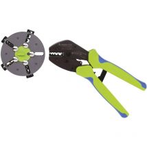 Rennsteig Werkzeuge Multicrimp 629 005 3 Crimpzangen-Set 5teilig Unisolierte Flachsteckverbinder, Is