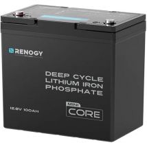 12V 100Ah LiFePO4 Lithium-Batterie Core Mini – Kompakt, mit Kälteschutz - Renogy