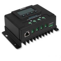 Renogy - 40A mppt Solar Charge Controller, 12V/24V Auto mppt with lcd Backlit Display w/Temp Sensor for Gel Sealed Flooded and Lithium Battery