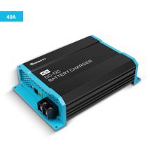 Chargeur de Batterie dc dc 40A, Chargeur Solaire 12V pour Batteries agm, Plomb-Acide, gel et Lithium, avec Protection Contre la Surchauffe - Renogy