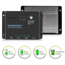 Wanderer Li 12V 30A Solarmodul-Laderegler, pwm mit Lithium-Batterieunterstützung, für Wohnmobil/Caravan/Boot - Renogy