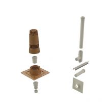 Kit renolux Ø60 ocre de système non étanche C3 C9 Ubbink 184425