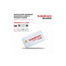 Renouvelle ME nt Abonne ME nt Bulsatcom 12 Mois Full Sport tv Bulgarie, 69 Chaines via Antenne Satellite Hellas 39°Est