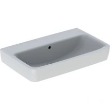 Geberit - Renova Compact Waschtisch, 650x370mm, ohne Hahnloch, mit