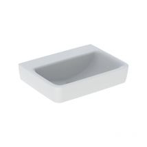 Keramag - Geberit Renova Plan, Handwaschbecken, 50x38 cm, ohne Hahnloch,