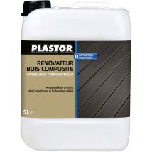 Plastor - Rénovateur bois composites 5L : rénovez, protégez, imperméabilisez vos terrasses, bardages, abords de piscine en bois composites