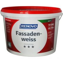 Fassadenweiss matt 10 Ltr. Fassadenfarbe - Renovo