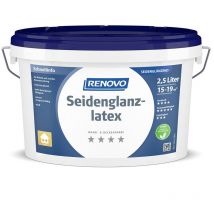 Seidenglanzlatex weiß 2,5 Ltr. - Renovo