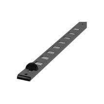 Rejilla corredera de aluminio 485/1 275mm 9005