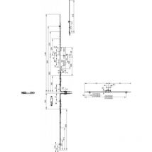 Renvoi d'Angle 'Guide Décalé' pour porte fermière Ferco