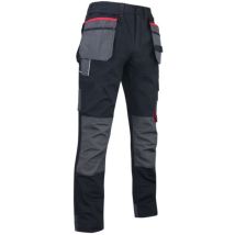 Lebeurre - Pantalon De Travail À Genouillères Multi Poches Lma Minerai Noir 46