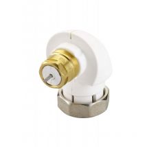 Renvoi d'angle pour tête thermostatique Danfoss de robinet en M30x1.5.