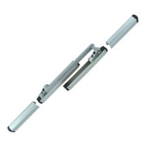 Geze - Renvoi mur rideau ol 90 - Teinte : Blanc 9010 Teinte : Blanc 9010