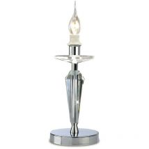 Inspired Clearance - Renzo Table Lamp E14 Polished Chrome/Crystal