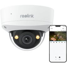 Reolink - 2K+ 5MP Caméra Surveillance Extérieure PoE, Anti-Vandalisme IK10, Vision Nocturne Couleur, Détection Personne/Véhicule/Animaux