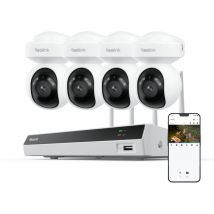 4K 8 canaux nvr PoE pt Système de surveillance extérieur Couverture à 360° avec suivi automatique - Reolink