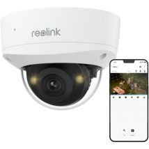 4K 8MP PoE Überwachungskamera Outdoor mit IK10 Vandal, Farbnachtsicht, 125° Sichtwinkel, Intelligente Erkennung, Zwei-Wege-Audio, IP67 - Reolink