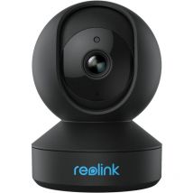 Reolink - Caméra de Surveillance WiFi 2K 4MP, Pan&Tilt pour bébé, Audio Bidirectionnel, Détection de Mouvement, Vision Nocturne ir, E1 Pro Noir