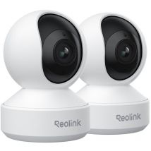 Reolink - 2K+ 5MP ptz Caméra Surveillance 2,4/5GHz WiFi Interieur, Zoom 3X, Audio Bidirectionnel pour Bébé et Animal, Détection de Mouvement &